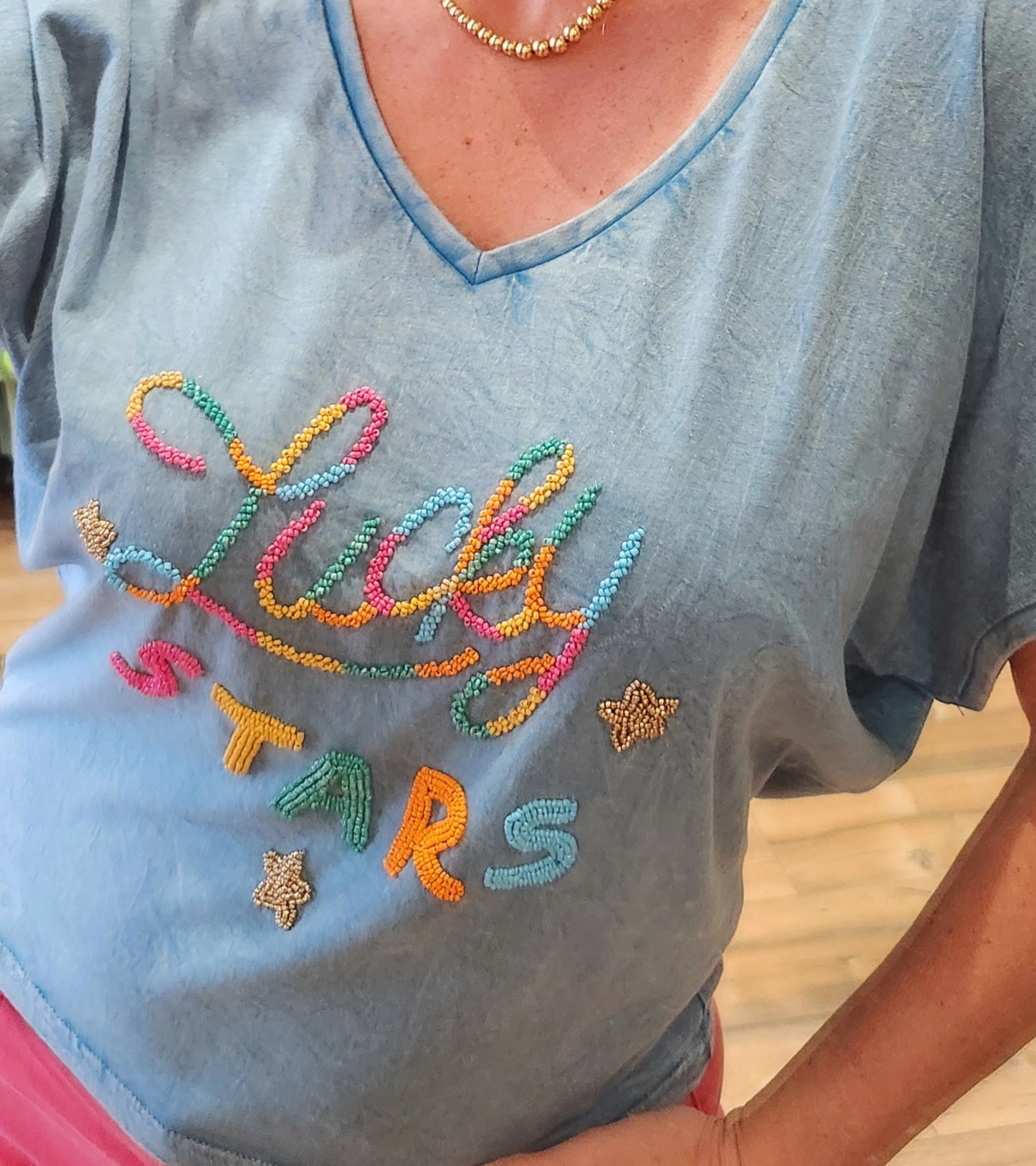 Tee-shirt Gold and Silver Lucky