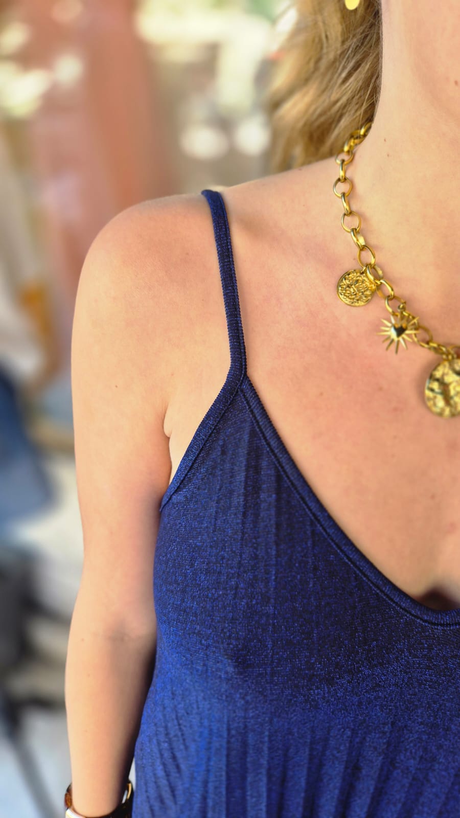 Robe Shine bleu