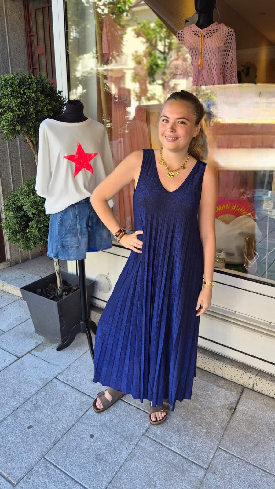 Robe Glam bleu
