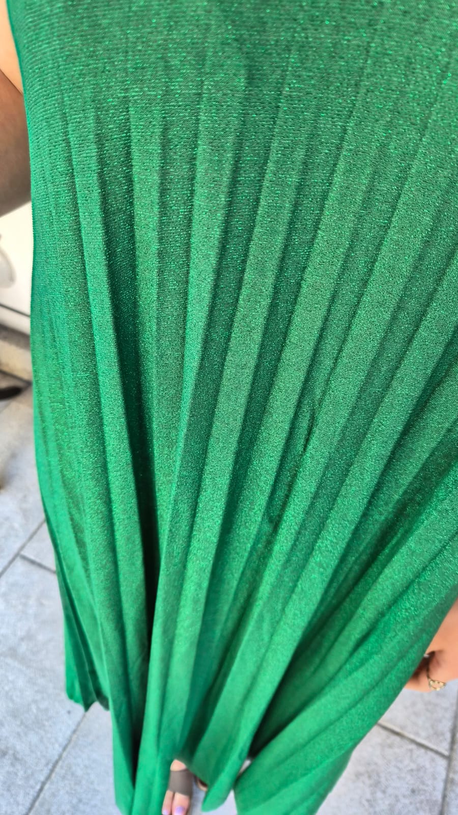 Robe Glam verte