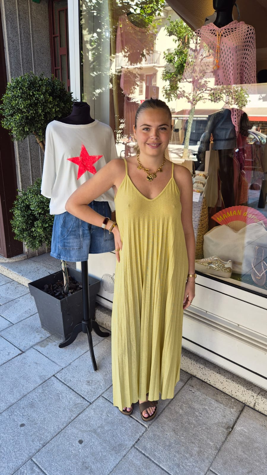 Robe Shine jaune
