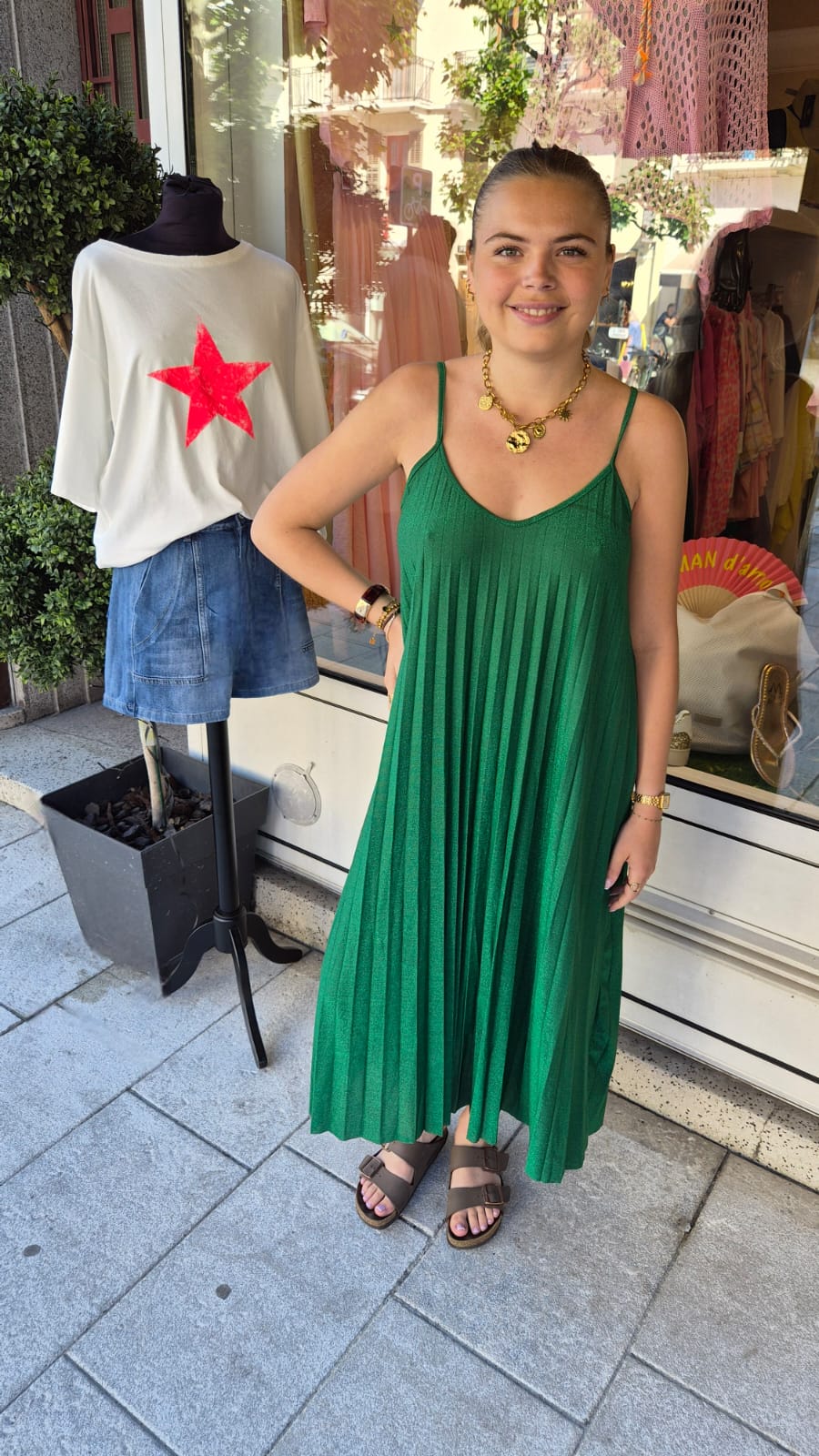 Robe Shine verte