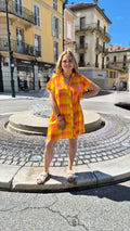 Robe Jaune & Orange