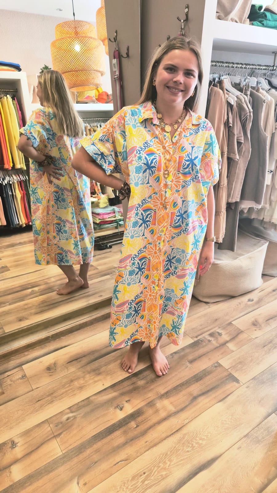 Robe Chemise Longue Sunshine