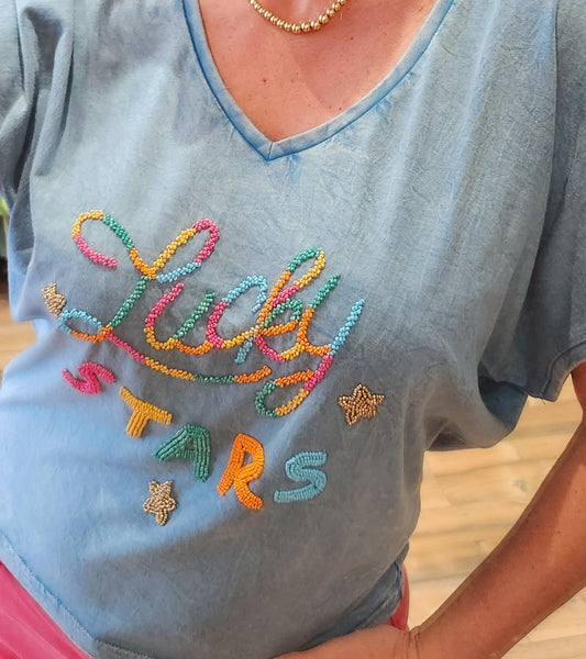 Tee-shirt Gold and Silver Lucky