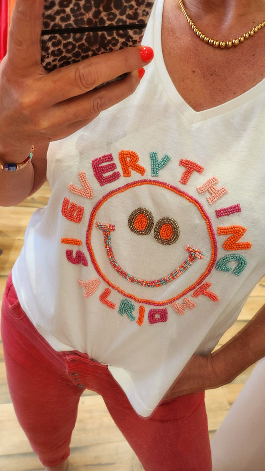 Tee-shirt Gold and Silver Smile